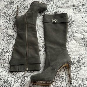 MK knee high boots